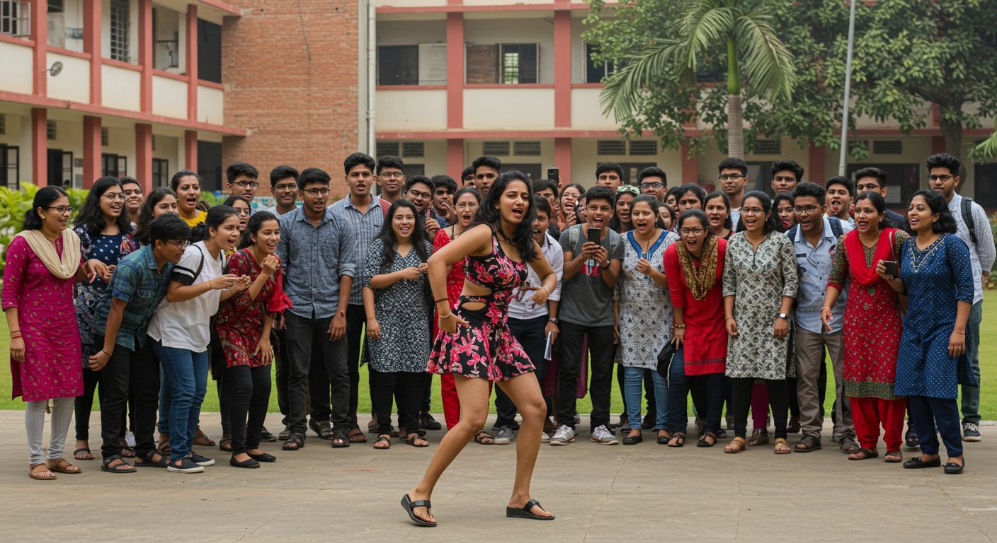 कॉलेज कैंपस में आपत्तिजनक कपड़ों में छात्रा का डांस वायरल, मचा बवाल!