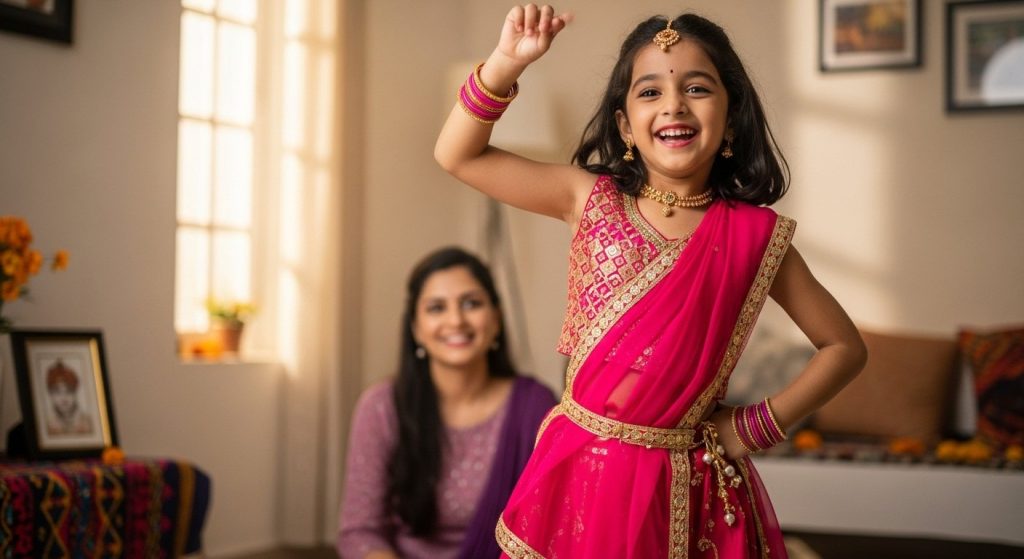 Little girl performed such a tremendous Bhojpuri dance in front of her mother, the world went wild after watching the video!