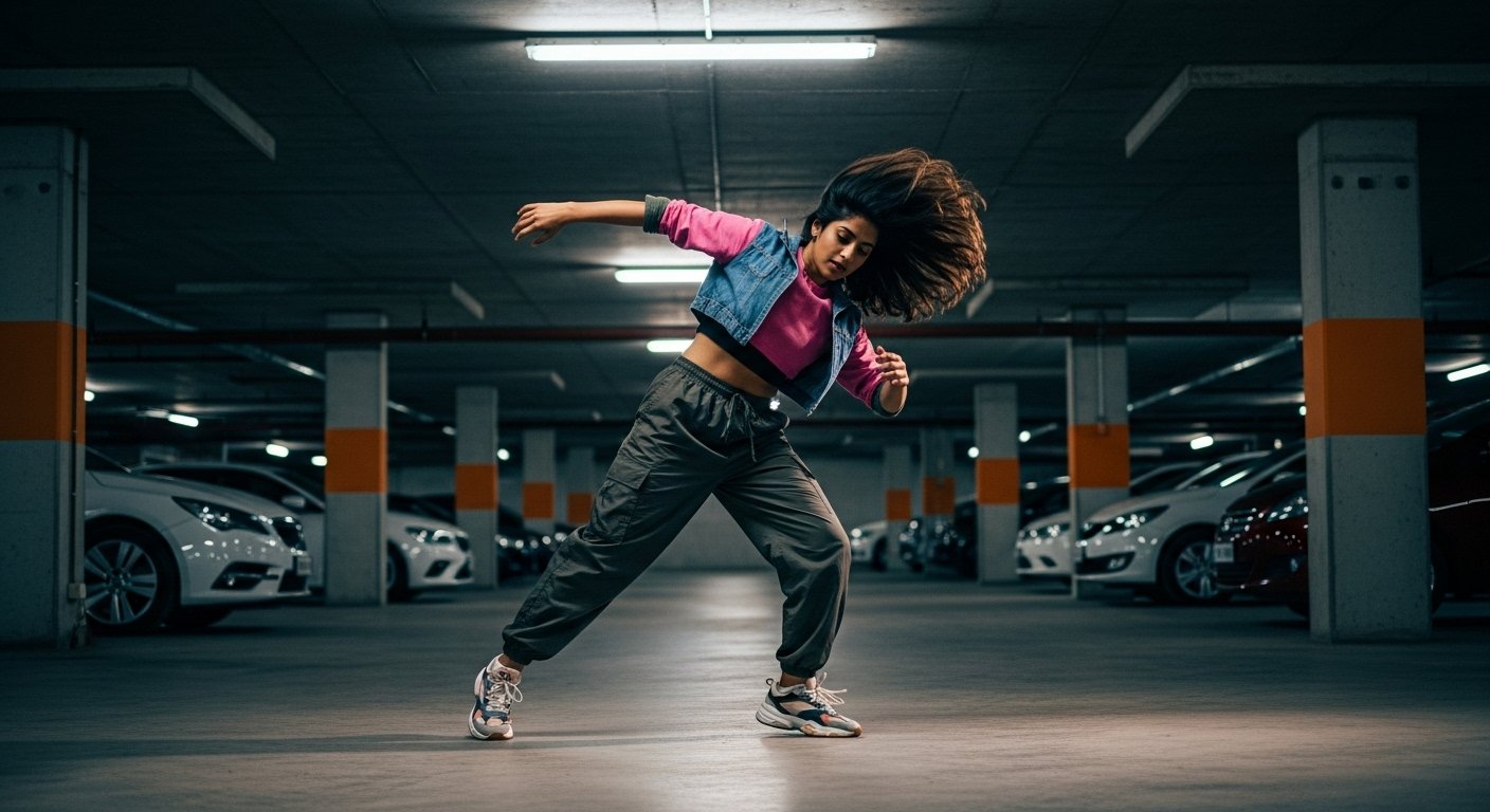 पार्किंग में लड़की के जबरदस्त डांस मूव्स ने मचाया तहलका, वीडियो हुआ वायरल!