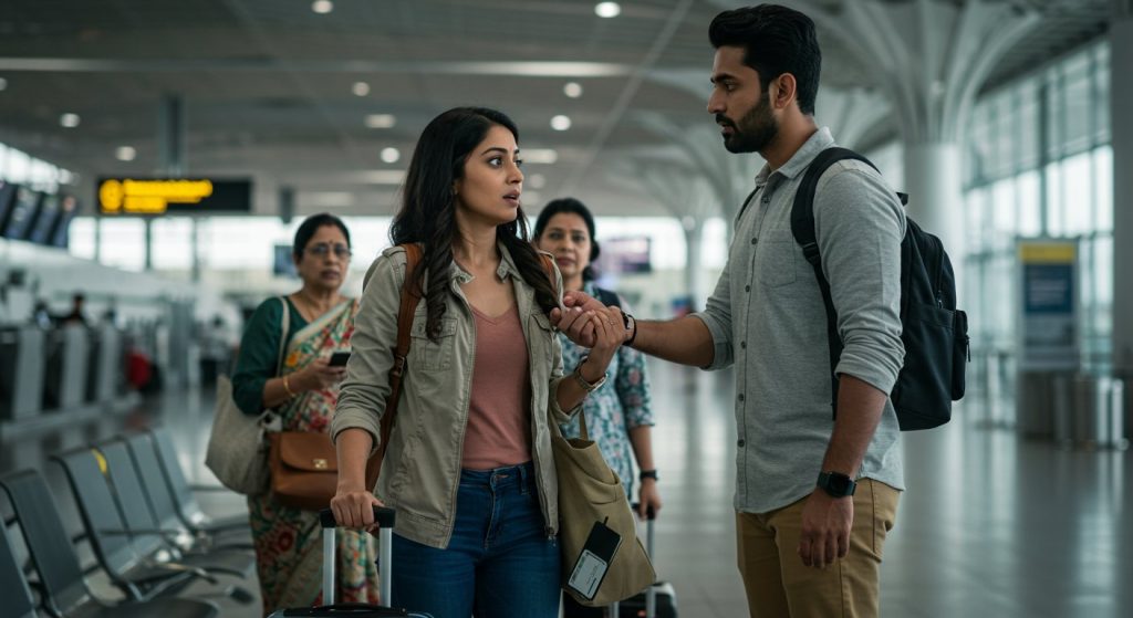 Boyfriend sets unusual condition for girlfriend going on foreign trip, sparks social media uproar!