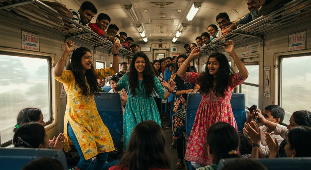 Girls' Spectacular Dance on Train Goes Viral, The Entire Internet Goes Crazy!