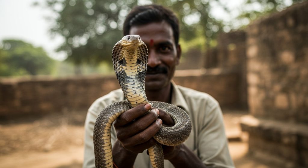 Oh My God! Venomous Snake In Hand, Smile On Face, Viral Video Leaves People Shaking!