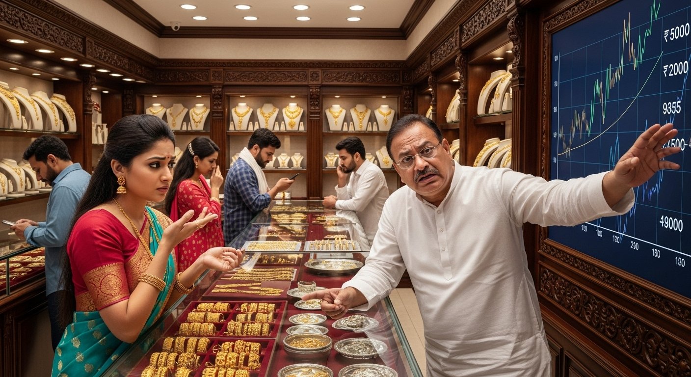 सोने-चांदी के दामों में बड़ा उछाल-गिरावट: ग्राहक पसोपेश में, कारोबारियों का हाल बेहाल