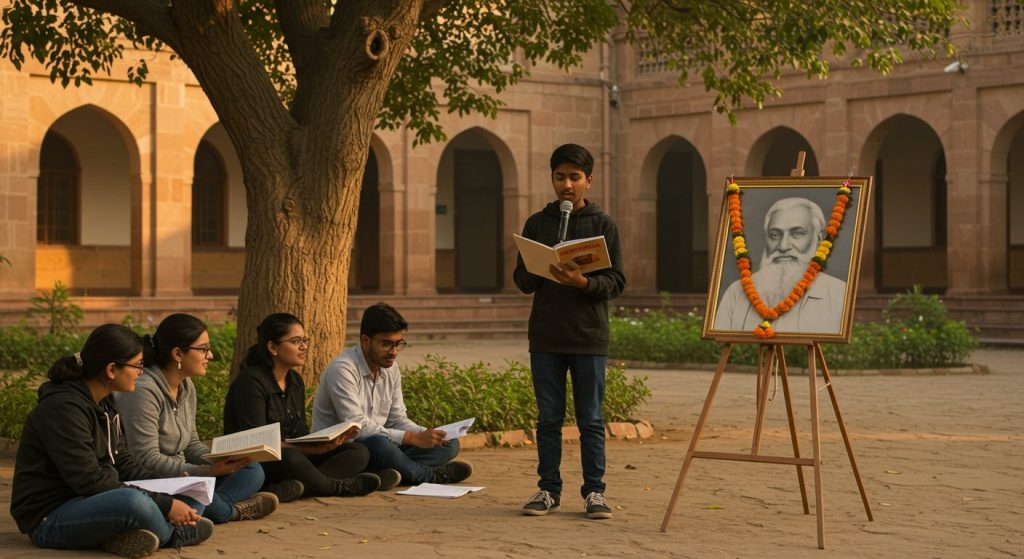 Unique Initiative in Gonda on Adam Gondvi's Birth Anniversary: Maa Pateshwari University Students to Read His Revolutionary Poems