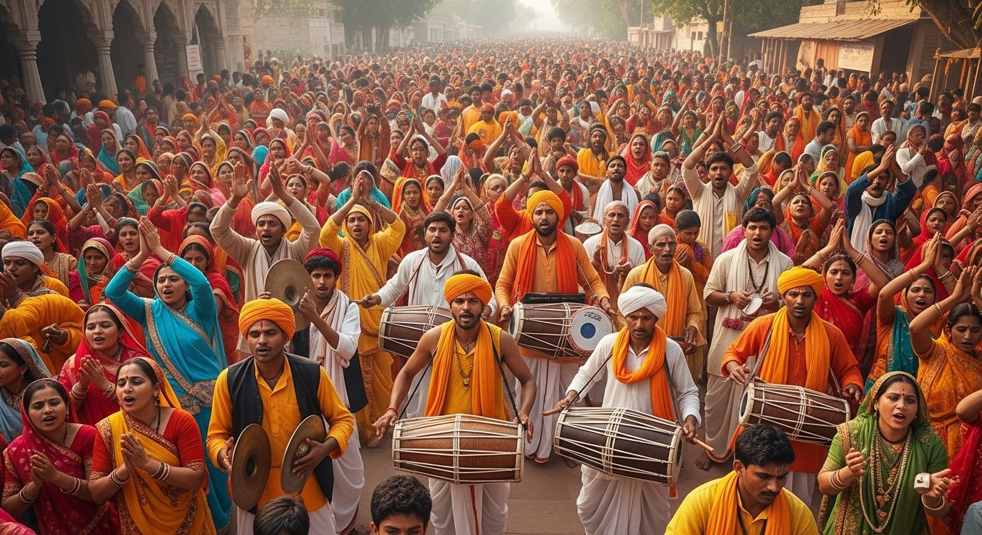 गोवर्धन पूजा 2025: ब्रज में उमड़ा आस्था का जनसैलाब, गिरिराज परिक्रमा मार्ग पर गूंजा हरिनाम संकीर्तन