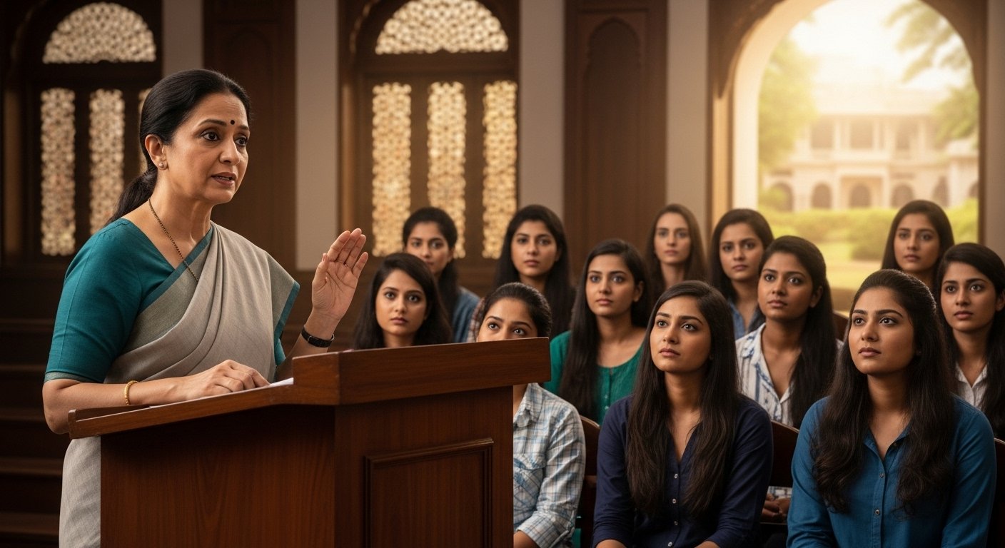 राज्यपाल छात्राओं से बोलीं- लिव इन रिलेशन छोड़िए:आम खाते हैं, गुठली छोड़ जाते हैं; शोषण से बचने के लिए सावधान रहिए