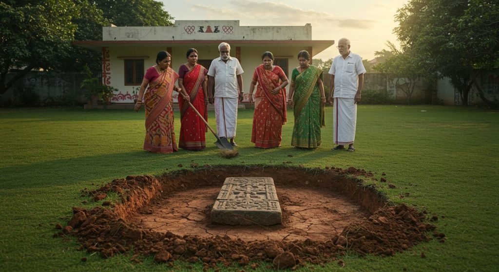 Mysterious Land in Home's Courtyard Where Grass Never Grew; Digging Unearthed Something That Blew Everyone's Minds!