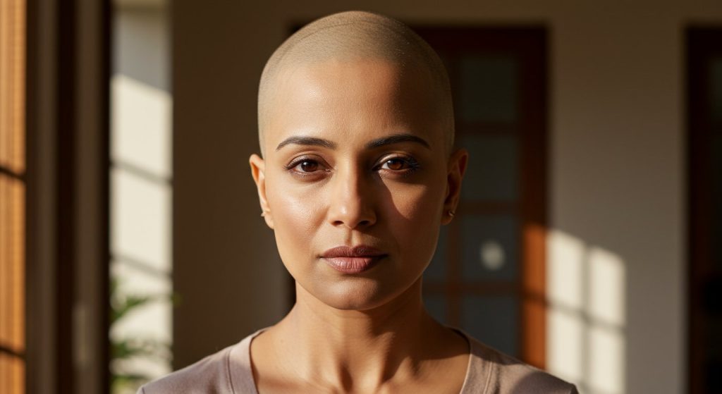 Hair fall due to chemotherapy led her to take this step; actress reveals her condition while battling stage four cancer.