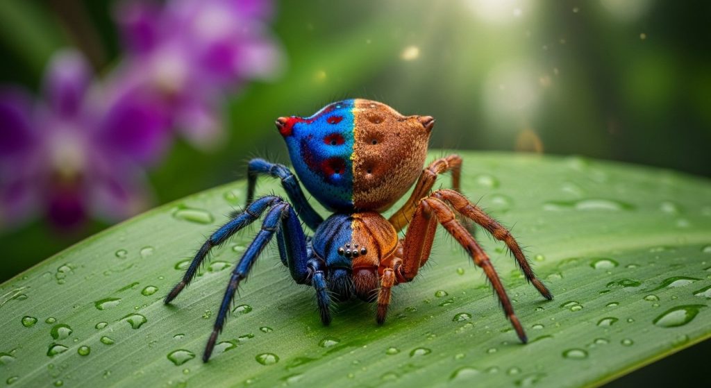Amazing 'Ladyboy' Spider Found in Thailand: World Amazed by Its Half-Male, Half-Female Form!