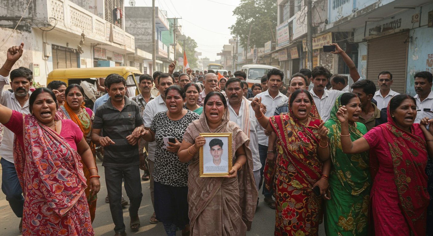 हमीरपुर: प्रेम प्रसंग में युवक की हत्या, पोस्टमार्टम में देरी से भड़के परिजनों ने किया जेल रोड जाम