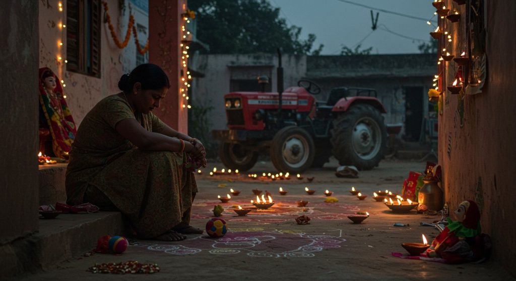 Diwali Falls Silent: Tractor Accidentally Started During Play Kills Child, Sister Fights for Life in Hospital