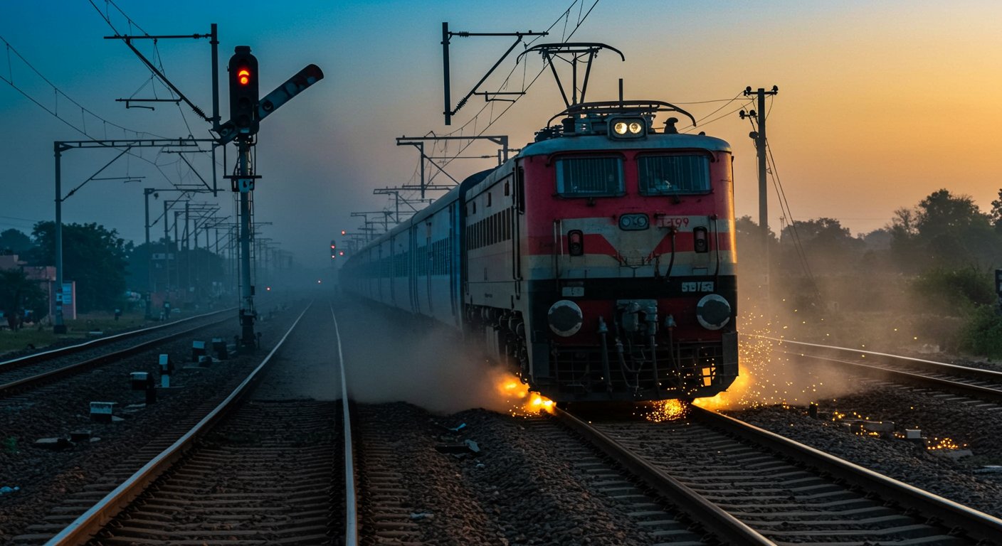 हाथरस जंक्शन पर टला बड़ा रेल हादसा: फेल हुआ सिग्नल, लोको पायलट ने इमरजेंसी ब्रेक लगाकर रोकी संपूर्ण क्रांति एक्सप्रेस