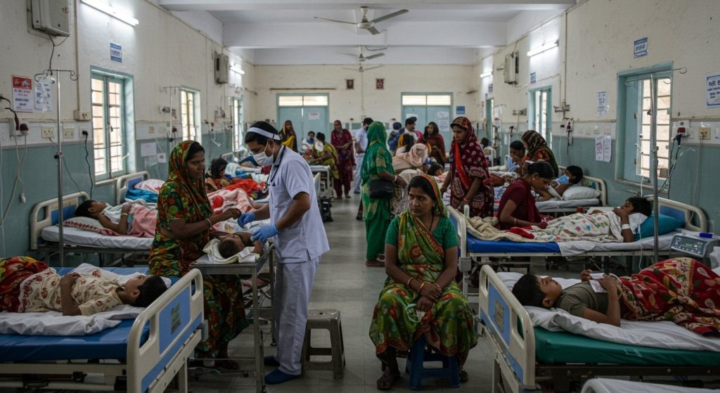 Viral Fever Continues to Wreak Havoc in Hathras: Two Children Die, 280 Patients Admitted to District Hospital