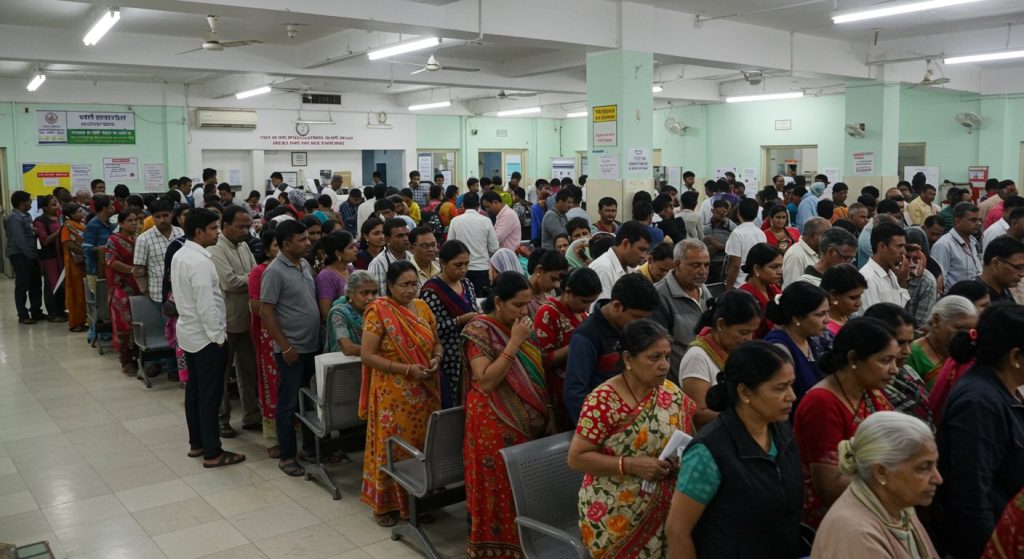 Diwali Sweets Become Source of Illness: Long Queues of Diabetes and BP Patients at SN Hospital