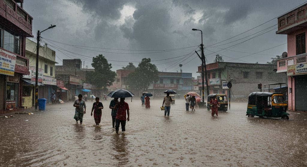 Cyclone Montha's Havoc in Uttar Pradesh: Heavy Rains in Several Districts, Torrential Downpour Expected in These Regions on Wednesday