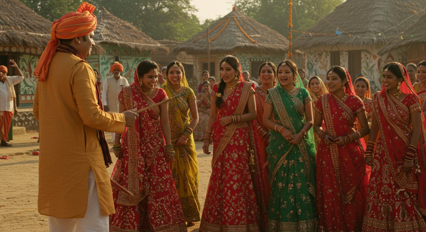 वायरल हुई अनोखी परंपरा: इस जगह जीजा पीटता है सालियों को, खुद मार खाने आती हैं सालियां!