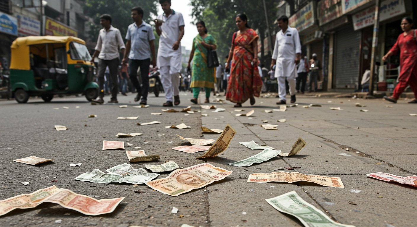 सड़कों पर बिखरे नोट, पर किसी ने नहीं उठाया: आखिर कहां पैसे की कीमत हुई रद्दी बराबर?