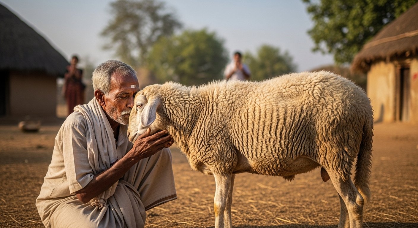 यहां भेड़ का पेट सूंघकर बीमारी भगाने का दावा: जानें इस वायरल खबर की सच्चाई