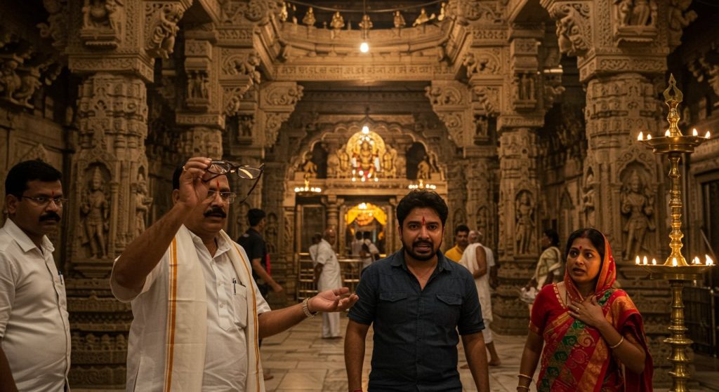 Ruckus at Kashi Vishwanath Temple: Devotee Caught Taking Photos of Female Devotee With Hidden Camera in Glasses