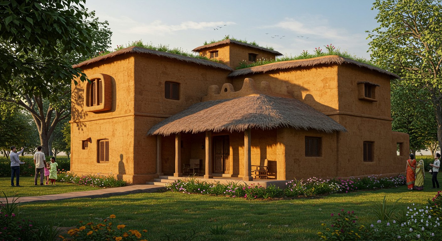 सीमेंट नहीं, मिट्टी से बना है यह अद्भुत घर! सोशल मीडिया पर क्यों मचाई इसने धूम, जानें पूरी कहानी