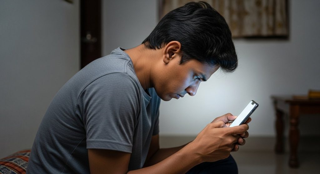 Major revelation in UP: Hunching over mobile phones is causing 'humps' to emerge, severely affecting the spine.