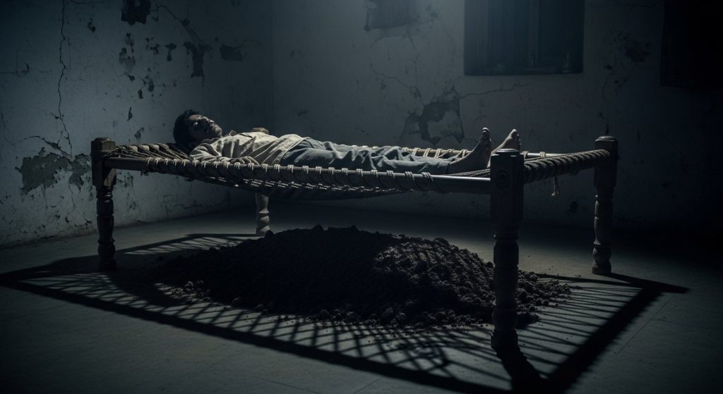 Husband turned monster: Murdered wife, buried body under cot and slept on it; people stunned by the truth.