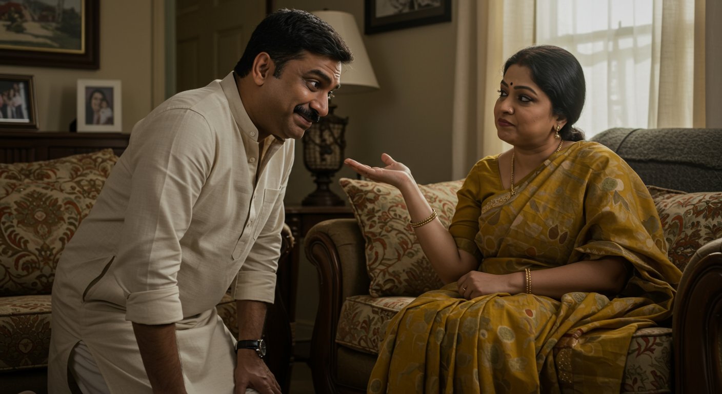 वायरल वीडियो: पति ने पत्नी के सामने खुद को बताया ‘जोरू का गुलाम’, बीवी बोली- “ऐसे ही झूठ बोलते हैं!”