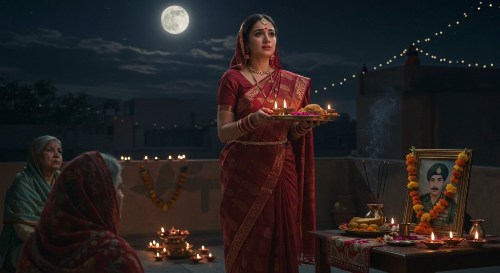 Haseena Observes Karva Chauth Fast for In-laws in Memory of Martyred Husband, Delivers Unique Message to Society