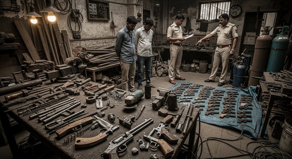 Moradabad: Illegal Arms Factory Busted; Weapons Sold For Rs 10,000, Two Accused Arrested
