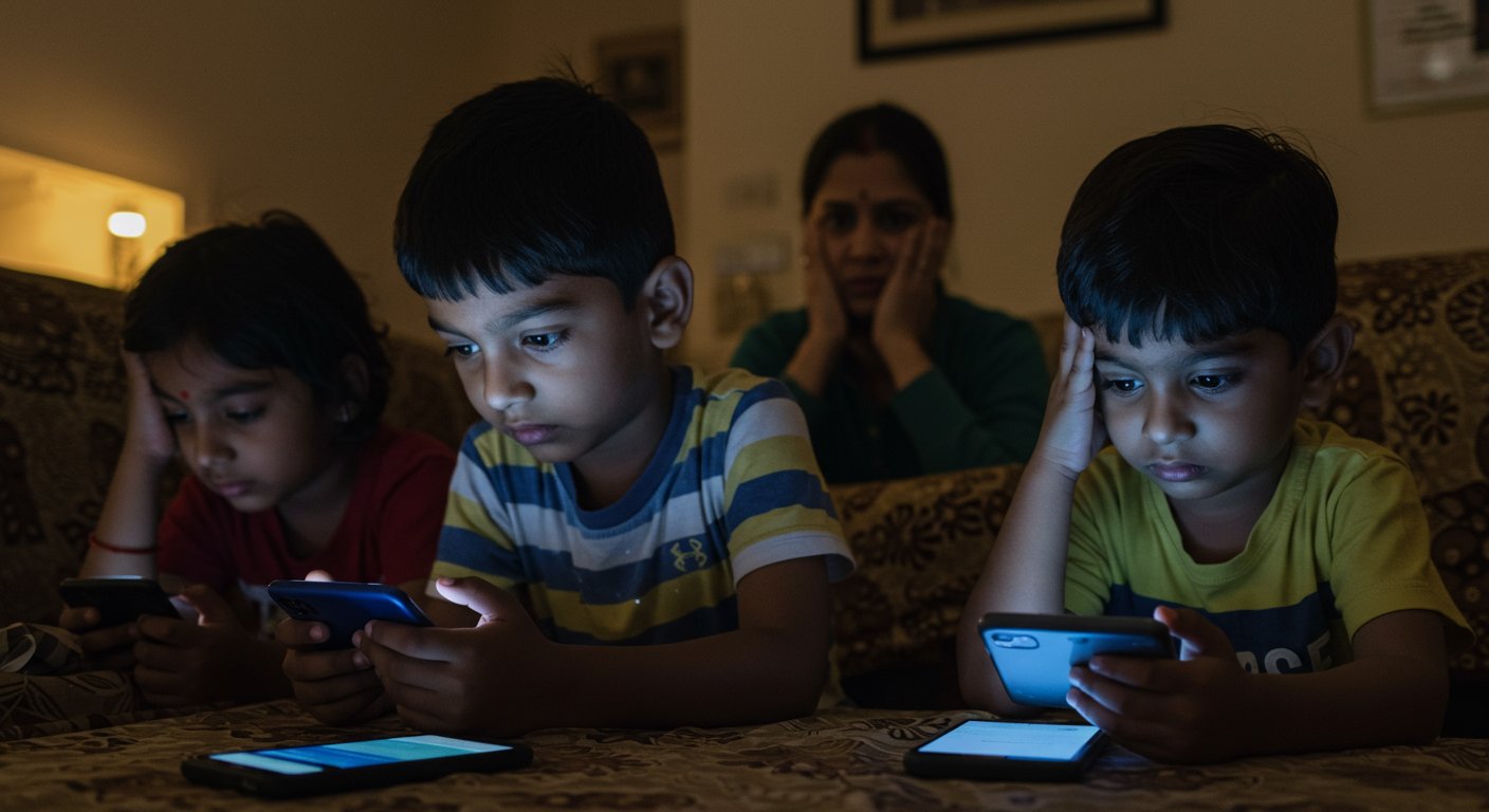 मोबाइल से बच्चों के दिमाग पर पड़ रहा असर:हल्द्वानी में हर हफ्ते अस्पताल पहुंच रहे 5 बच्चे, डॉक्टर बोले- बच्चों को ज्यादा फोन ना दिखाएं