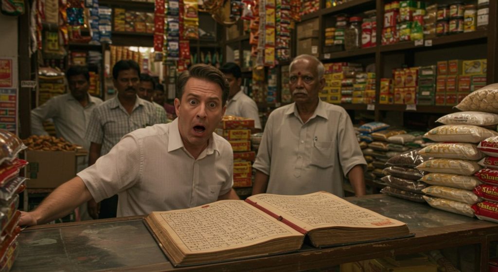 Foreign Doctor Fainted in India Seeing Indigenous 'Accounting'! Find Out What at the Shop Blew His Mind.