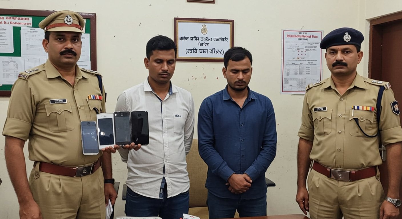 कानपुर: ट्रेनों में लूटपाट करने वाले दो बदमाश गिरफ्तार, 3 मोबाइल बरामद – यात्रियों को मिली राहत!