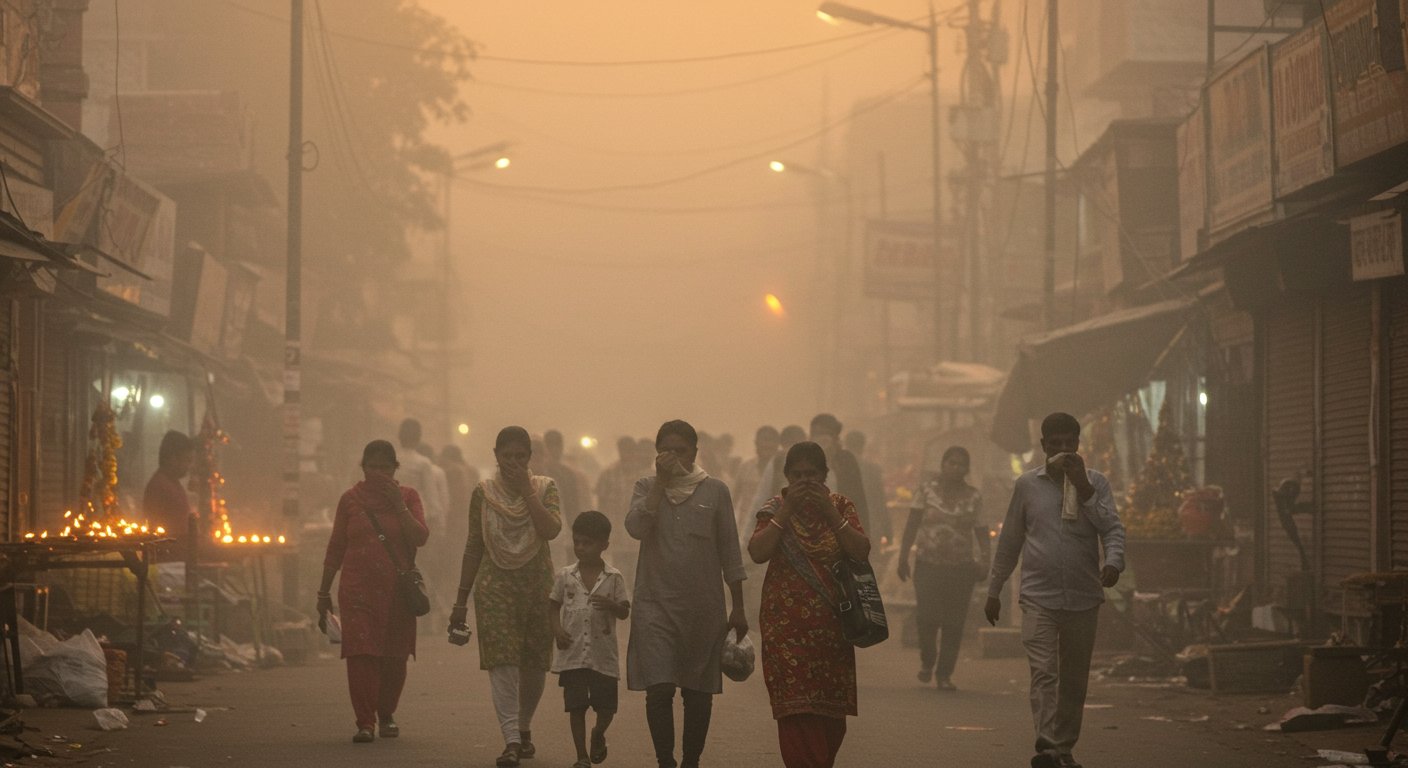कानपुर में दिवाली से पहले ही सांस लेना दूभर: शहर की हवा चार गुना ज़हरीली हुई!
