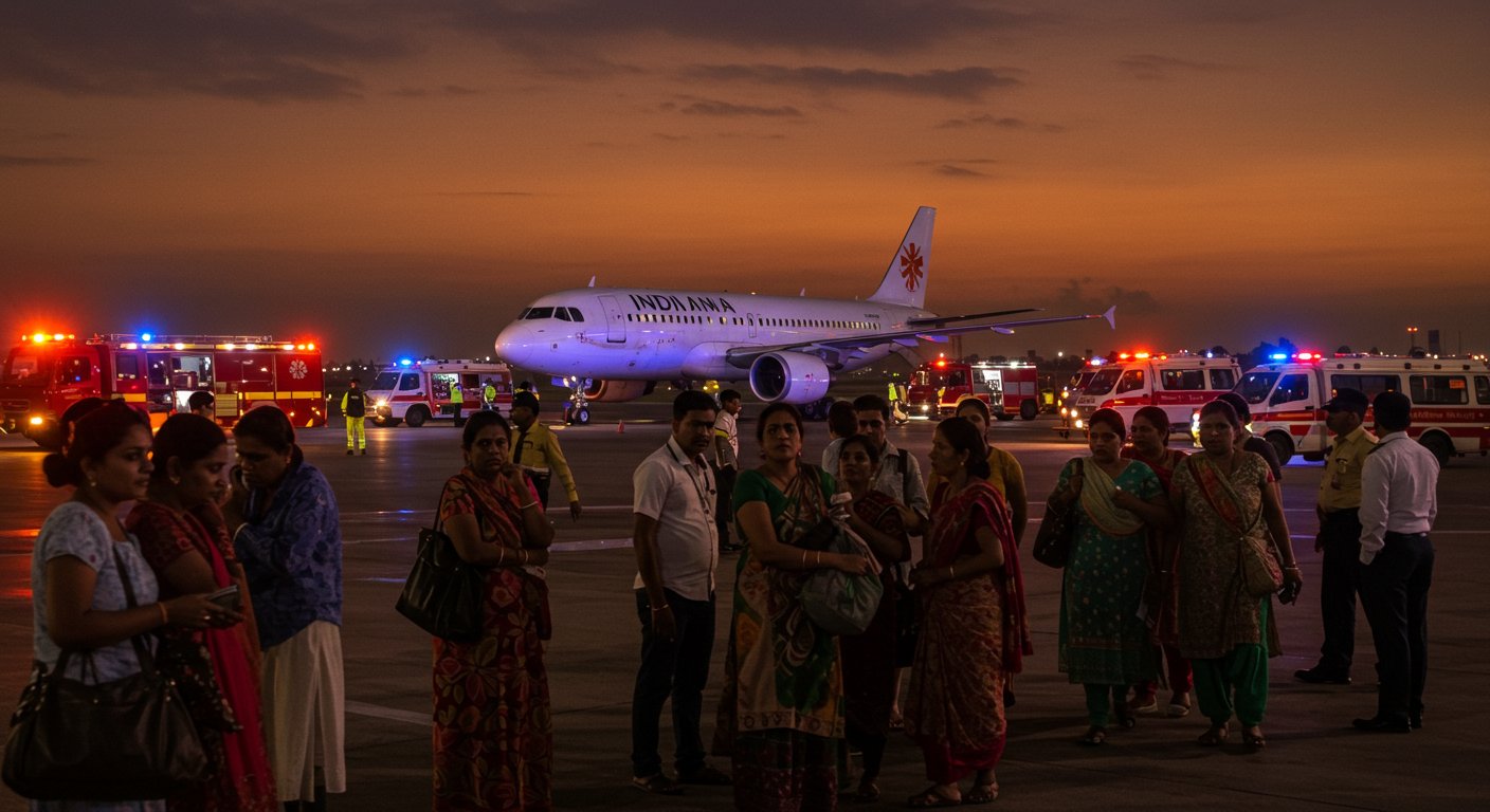 कानपुर में लैंडिंग के दौरान विमान में बड़ी खराबी, यात्रियों की अटक गईं साँसें
