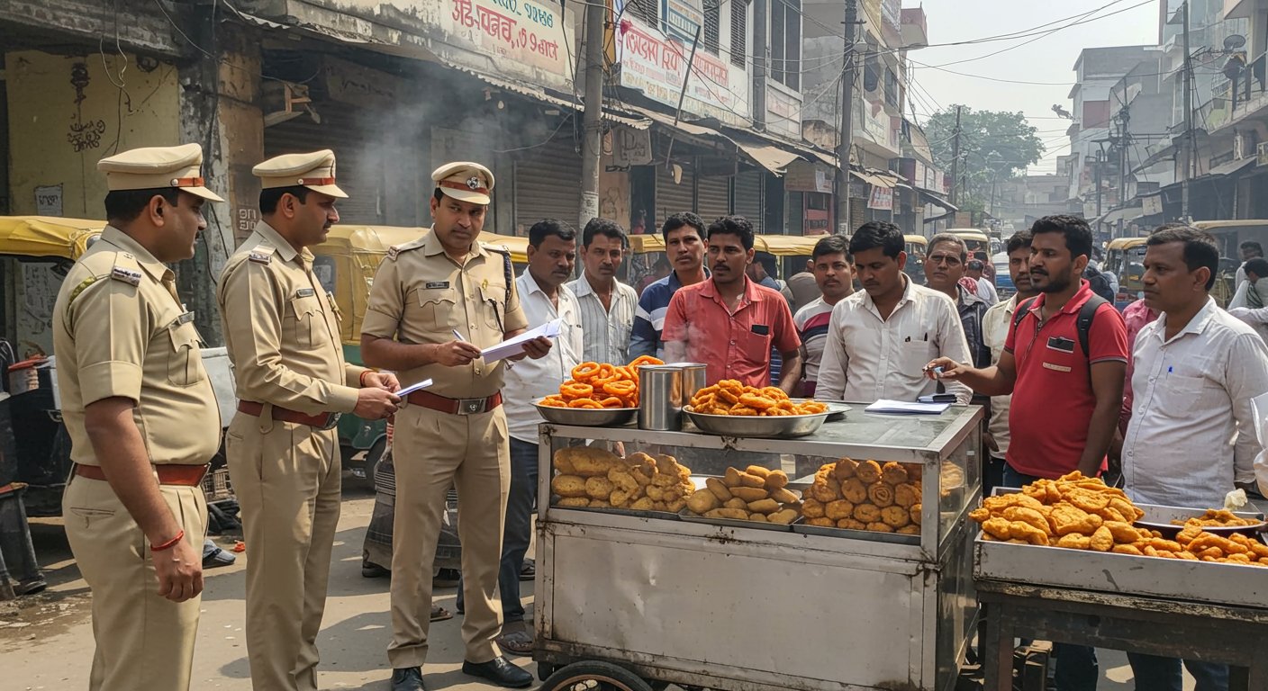 कानपुर: अजीमाबाद में ‘साइड पेंट्रीकार’ का भंडाफोड़, चेकिंग में दबोचे गए 10 अवैध वेंडर