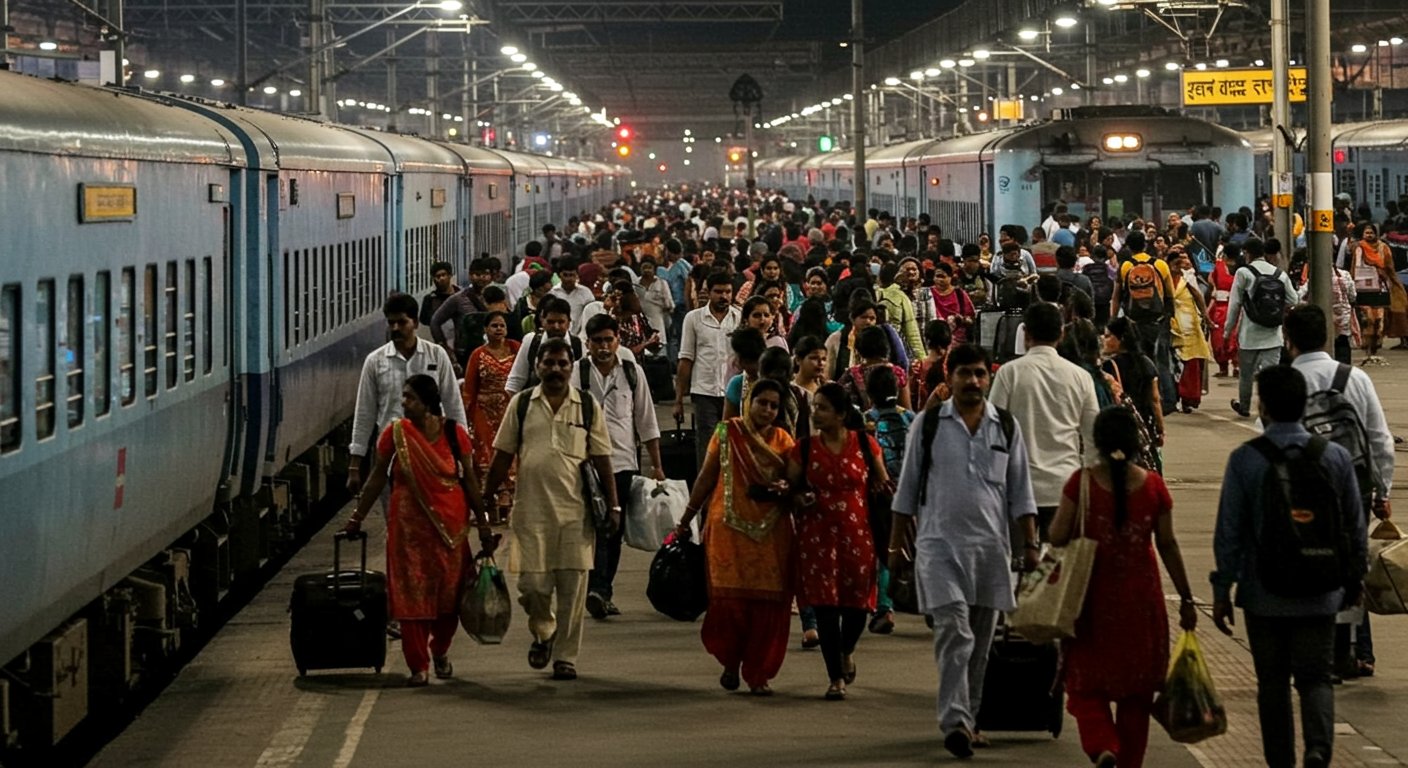 कानपुर: दिवाली-छठ पर घर जाने वालों के लिए खुशखबरी! 14 नई स्पेशल ट्रेनें, दो ट्रेनों के फेरे भी बढ़े