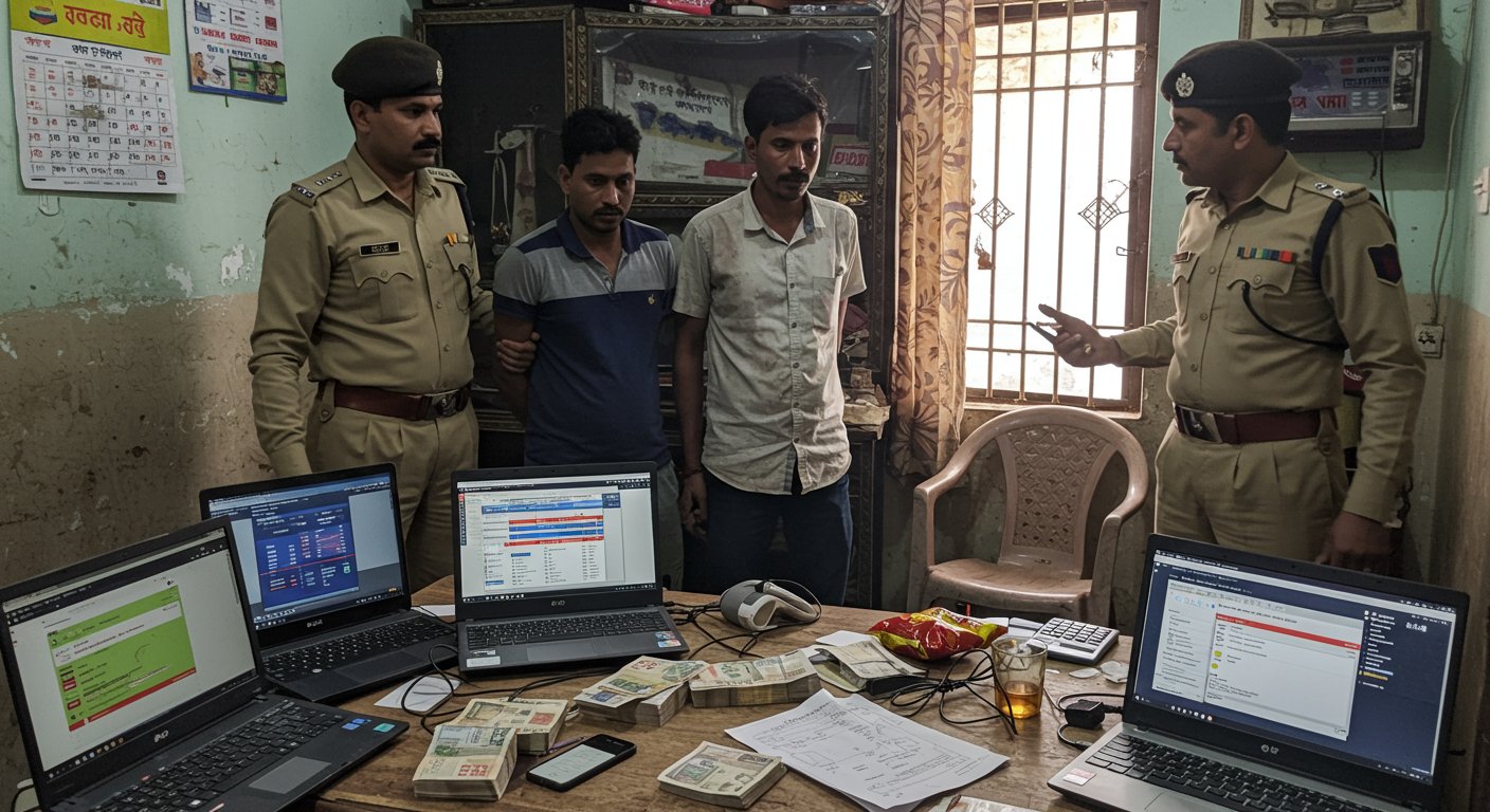 कानपुर में ऑनलाइन लॉटरी के गोरखधंधे का पर्दाफाश, एसटीएफ ने दबोचे दो सगे भाई