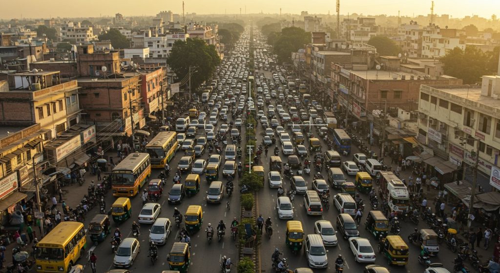 In Kanpur, traffic will now be monitored from a height of 400 meters; Police Commissioner issues strict instructions.