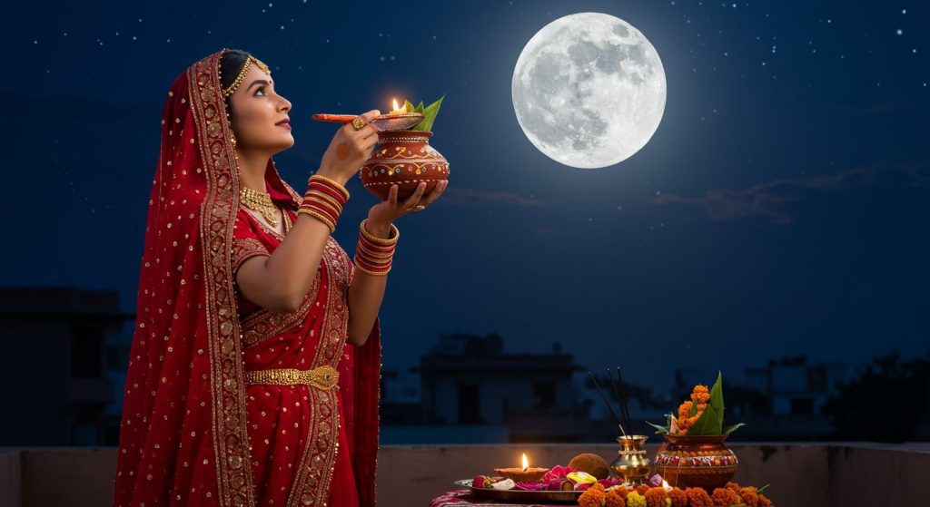 Karwachauth Today: 'Extremely Auspicious Conjunction' Forms with Moon Worship in Rohini Nakshatra; Know the Right Puja Time and Benefits!