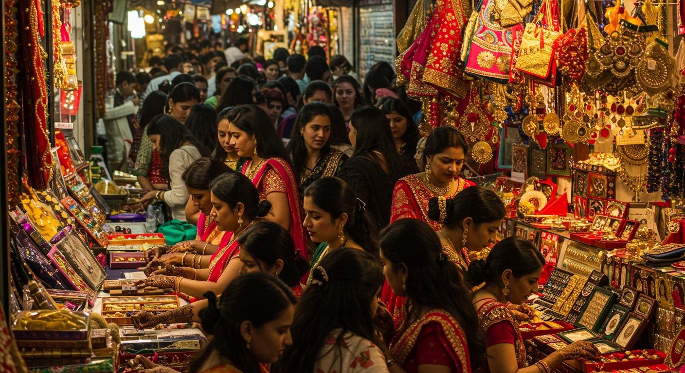 करवाचौथ कल: बाजारों में उमड़ी भीड़, ब्यूटीपार्लर-गिफ्ट की दुकानें फुल; मेंहदी लगवाने लगी लंबी कतारें, जानें अपने शहर में चांद निकलने का समय