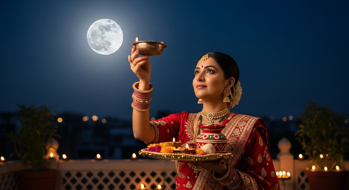 करवा चौथ 2025: आज है व्रत, जानें पूजा का शुभ मुहूर्त और चंद्रोदय का सही समय