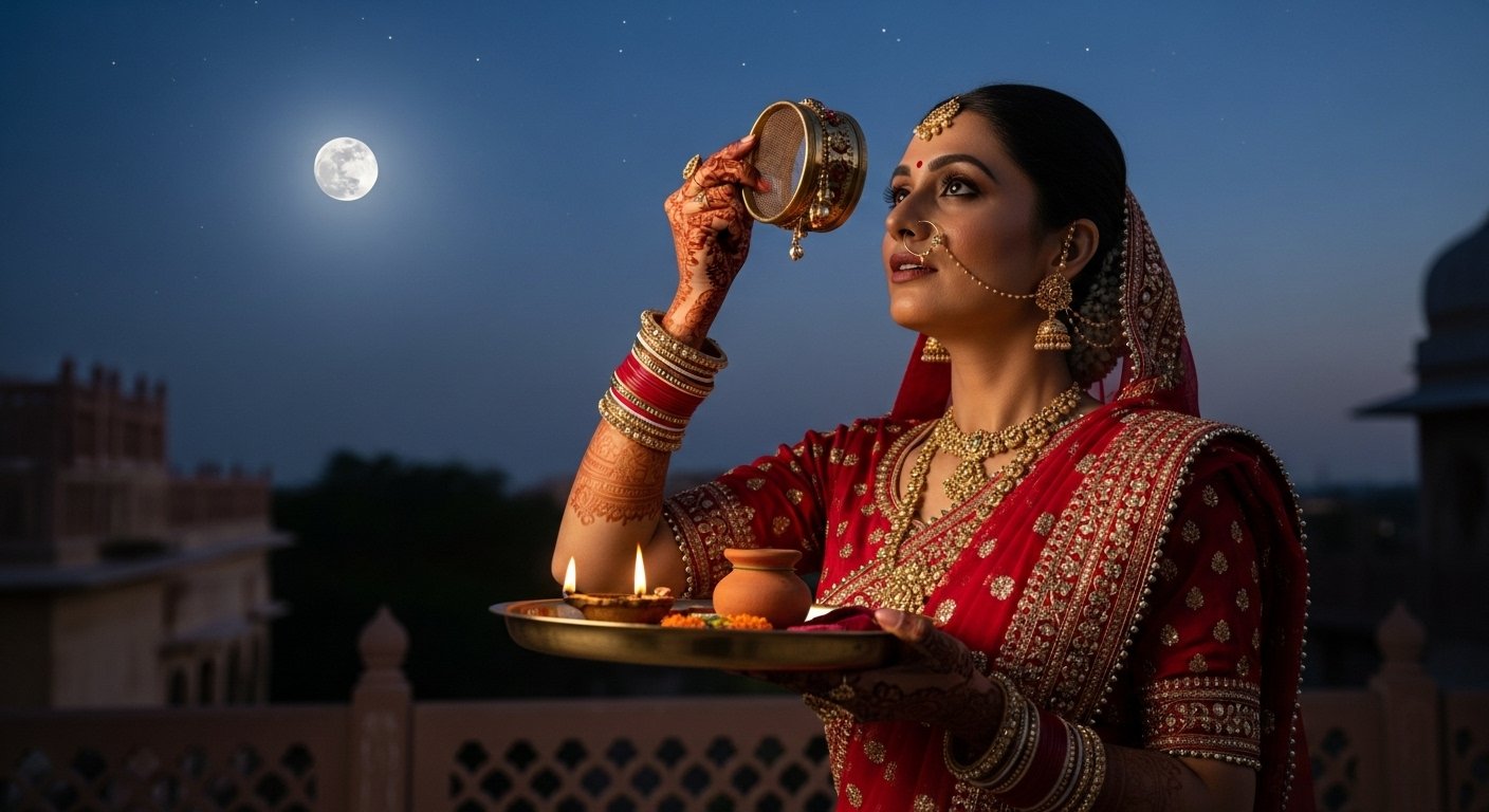 करवा चौथ 2025: आज है व्रत, जानें पूजा का शुभ मुहूर्त और चांद निकलने का सही समय