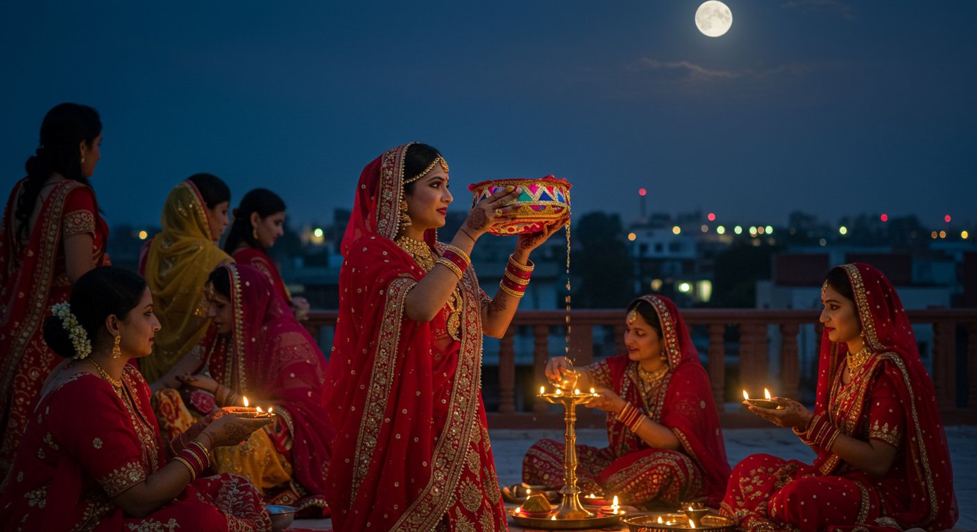 करवा चौथ 2025: देशभर में दिखा चांद, सुहागिनों ने अर्घ्य देकर तोड़ा व्रत; पढ़ें हर अपडेट
