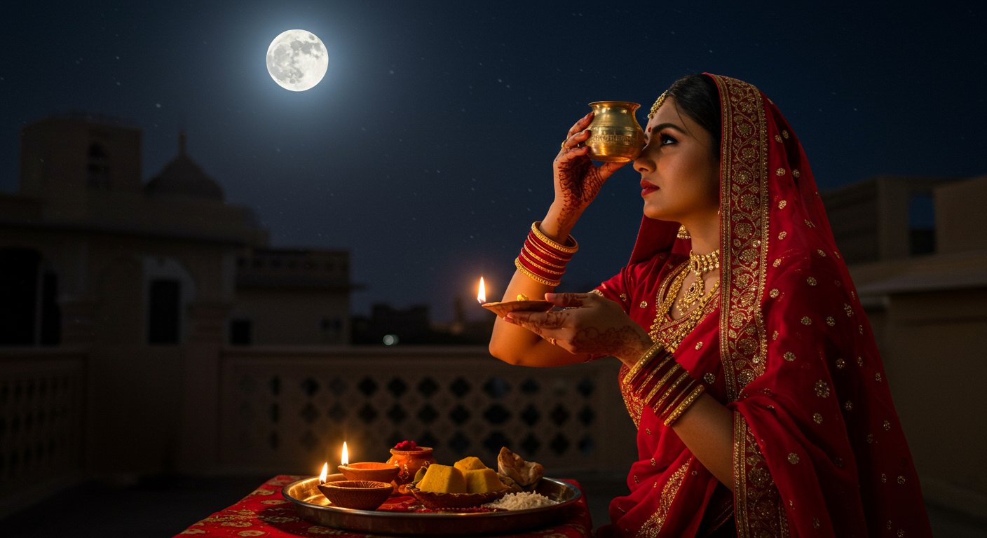 करवा चौथ 2025: सुहागिनों को मिलेगा चांद पूजा के लिए 1 घंटे 14 मिनट का शुभ समय, जान लें सही मुहूर्त और संपूर्ण पूजा विधि
