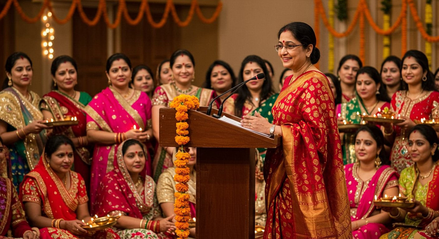 सीएम रेखा गुप्ता ने करवा चौथ पर महिलाओं को दी खास शुभकामनाएं, बताया ‘अत्यंत पवित्र अवसर’