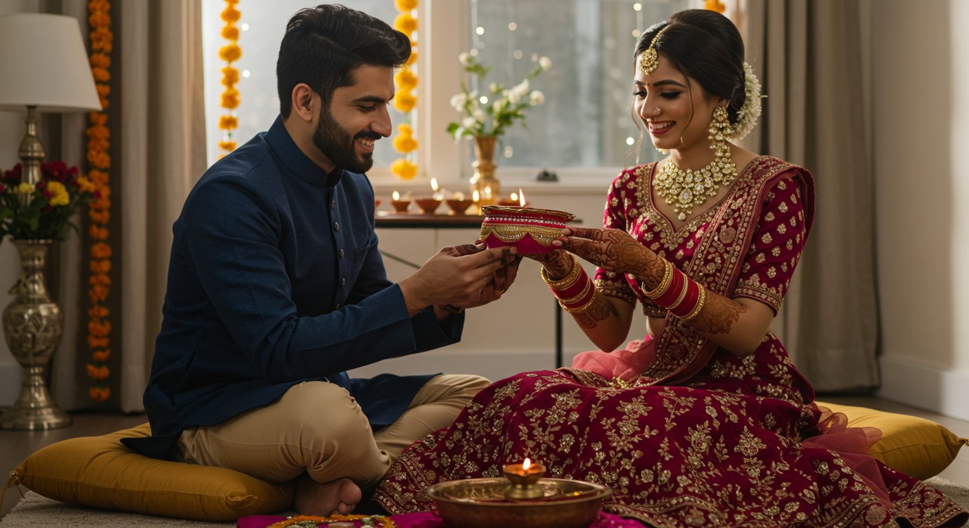 करवा चौथ 2025: पहली करवा चौथ को यादगार बनाने में जुटे नवविवाहित जोड़े, ऐसे कर रहे हैं खास तैयारी