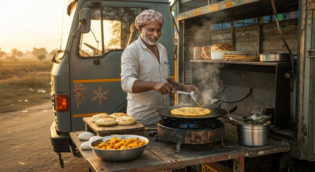 Wow, Master! Moving Truck Transformed into Mobile Kitchen, Video of Piping Hot Aloo Parathas Goes Viral