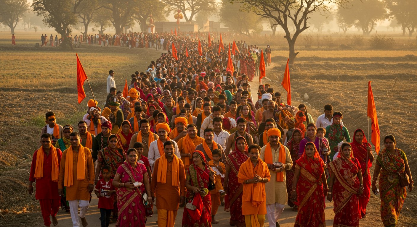 यूपी: संभल में 46 साल बाद फिर शुरू हुई 24 कोसी परिक्रमा, 1978 के दंगों के बाद हुई थी बंद, भक्तों में भारी उत्साह