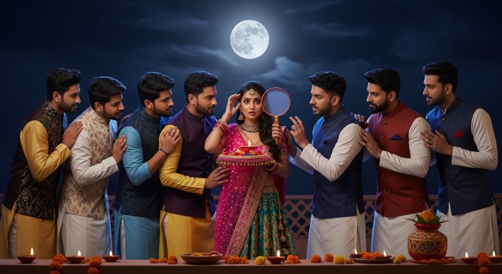 Unmarried Woman Kept Karwa Chauth Fast, Six Lovers Arrived To Break It, This Is How Her Fast Was Broken!
