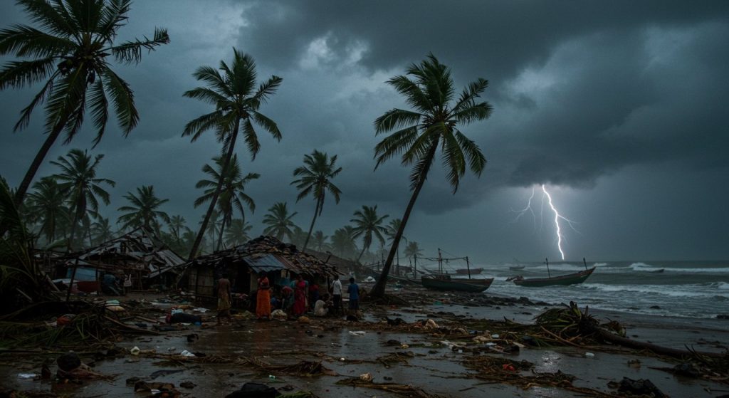 Montha's 5.30-hour landfall in Andhra Pradesh: Moves from Kakinada towards Odisha, expected by morning; 1 woman dead, 2 injured